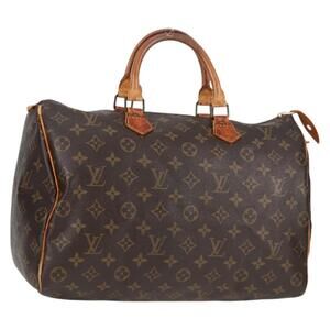 LOUIS VUITTON Monogram Speedy 35 Hand Bag M41524